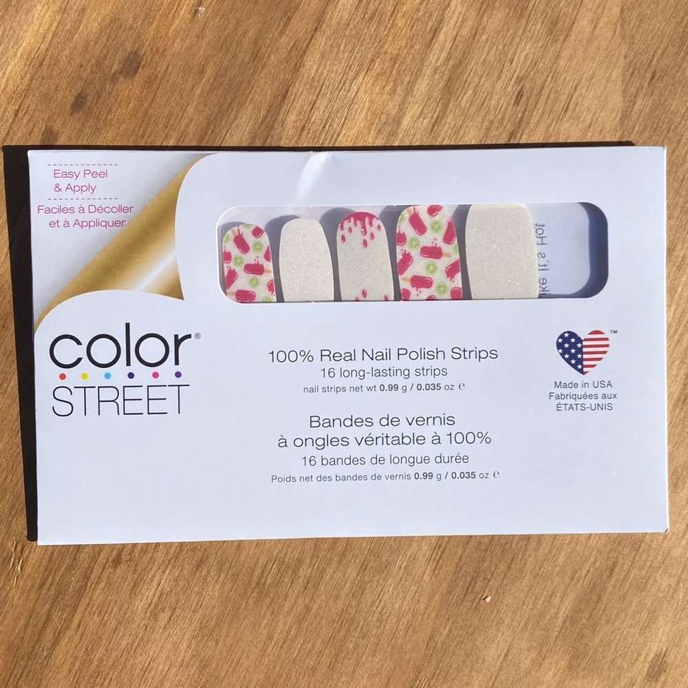 NWT Color Street Pop it Like it's Hot Retired Real Nail Polish Strips
